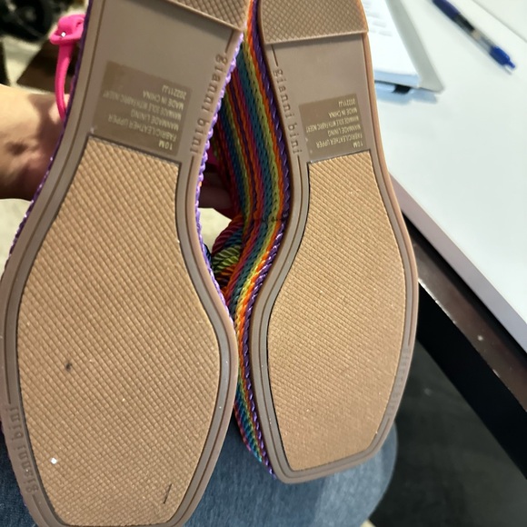 Gianni Bini Espadrille Knotted Platform Wedge - Picture 4 of 4